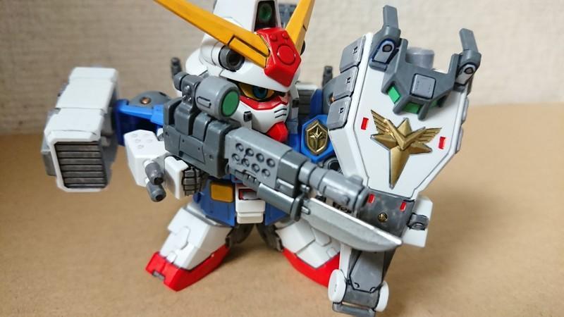 BB戦士 ヘビーウエポン・キャプテンガンダム: ちょっと作りすぎ