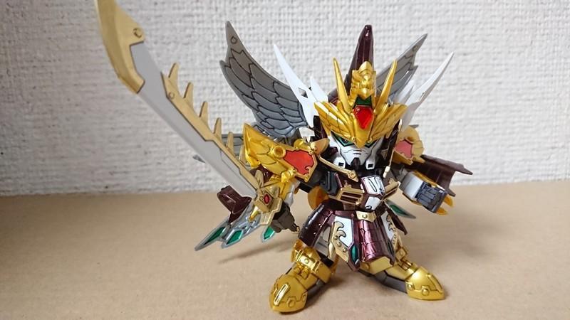 SD三国伝 真 紅蓮装 曹操ガンダム・天玉鎧 炎鳳: ちょっと作りすぎた