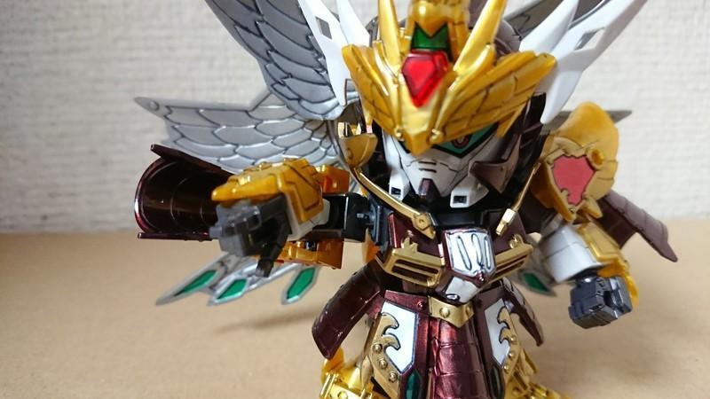 SD三国伝 真 紅蓮装 曹操ガンダム・天玉鎧 炎鳳: ちょっと作りすぎた