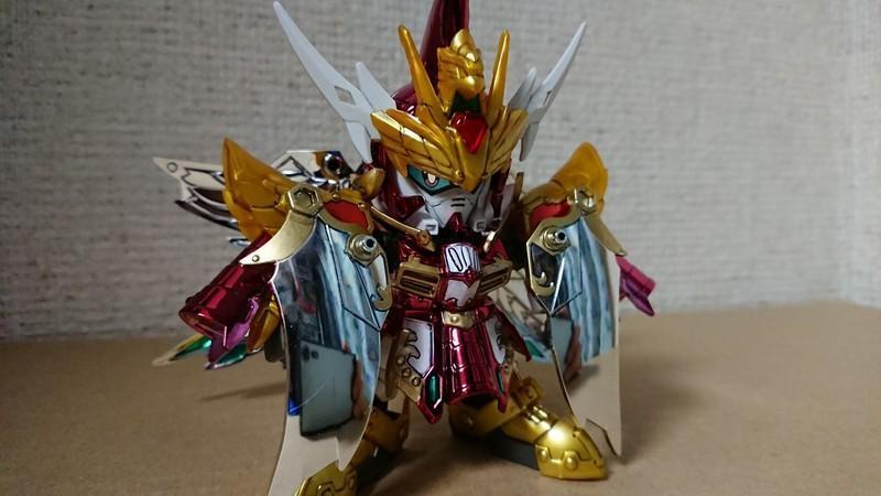 SD三国伝 真 紅蓮装 曹操ガンダム VS 猛虎装 孫権ガンダム 赤壁