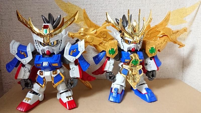 SD三国伝 真 豪華 翔烈帝 龍装 劉備ガンダム: ちょっと作りすぎ
