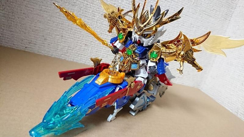 SD三国伝 真 翔烈帝 龍装 劉備ガンダム・天玉鎧 蒼龍: ちょっと作り