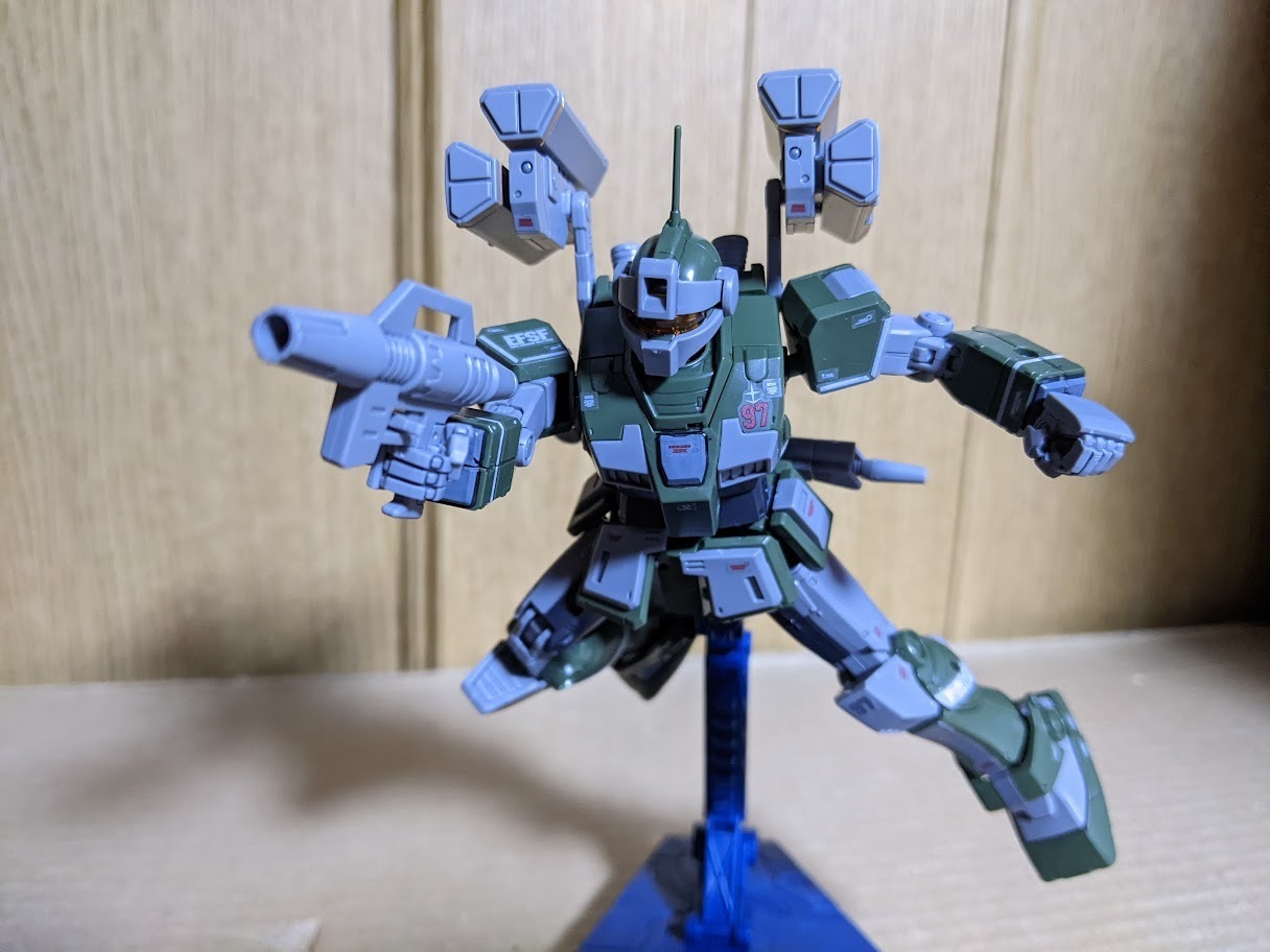 ガンプラ】HG ジム・スナイパーカスタム（ミサイル・ランチャー