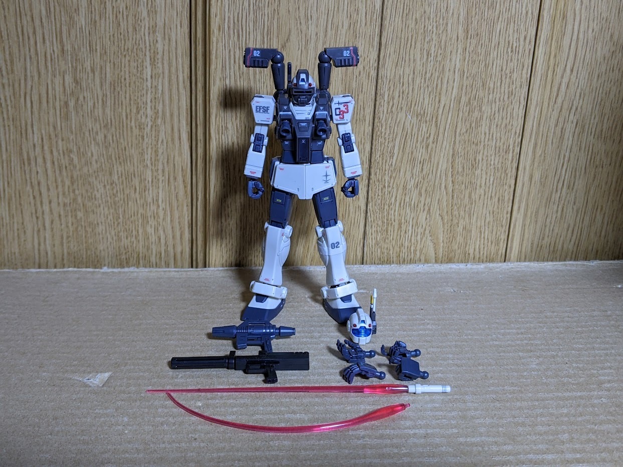 1/144 HG GTO ジム・ナイトシーカー: ちょっと作りすぎただけ