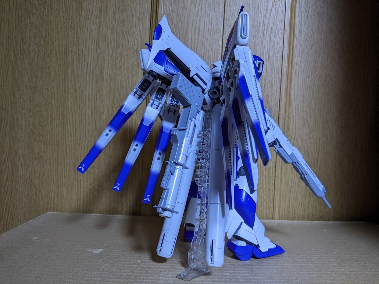 1/100 MG Hi-νガンダム [Ver.ka]: ちょっと作りすぎただけなんだからね！ガンプラ Mk-Ⅱ