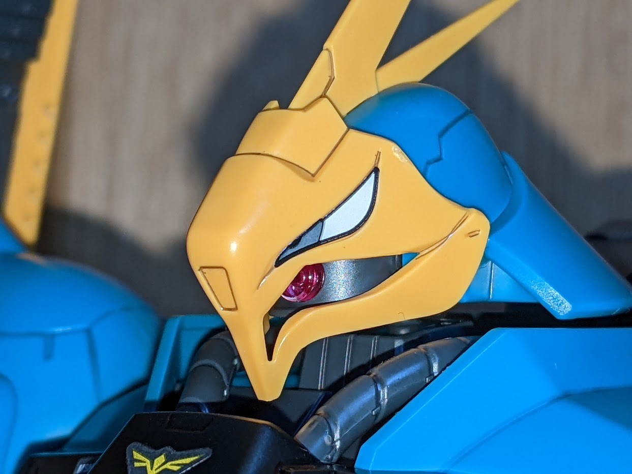 RE/100 ヤクト・ドーガ（ギュネイ・ガス機）: ちょっと作りすぎ