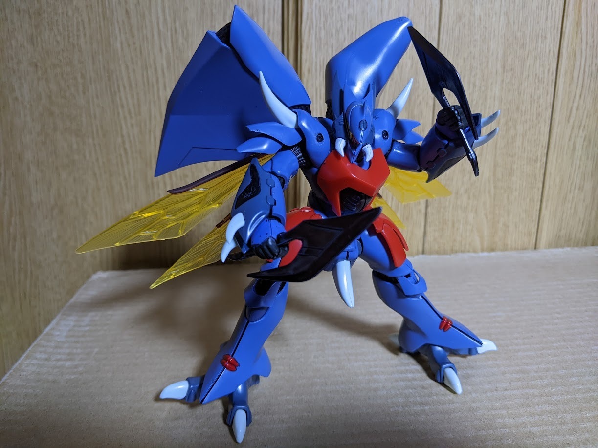 再掲載）1/72 HG オーラバトラー トッドビアレス: ちょっと作り