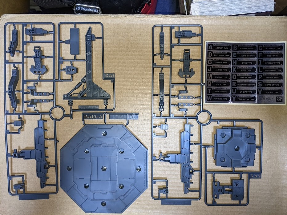 1/100 MG ガンダムF90用 ミッションパック 専用ハンガー 2個