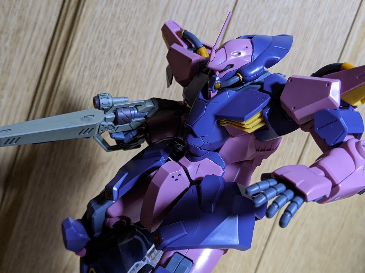 作例）1/144 HGUC メッサーF型 ネイキッド（指揮官機