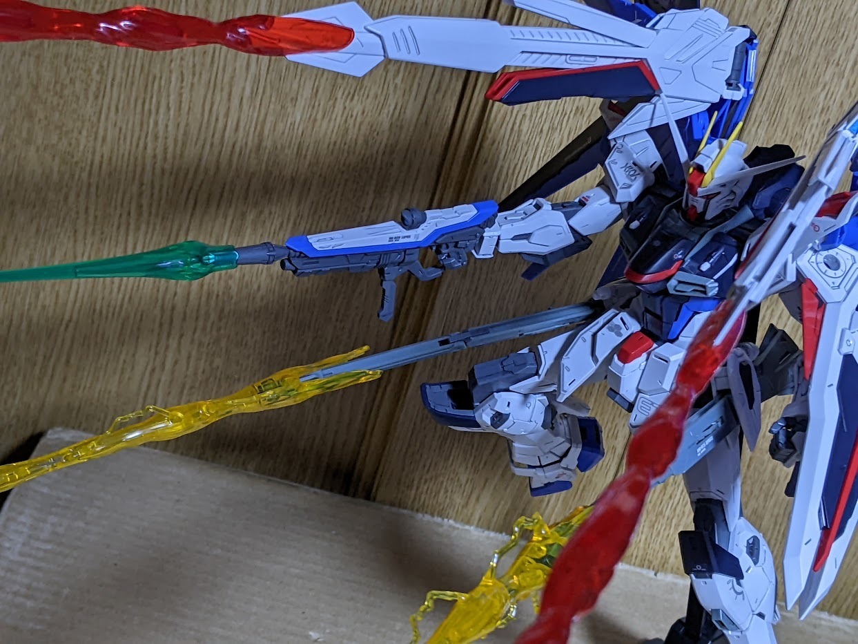 1/100 MG フリーダムガンダム Ver.2.0用 拡張エフェクトセット 