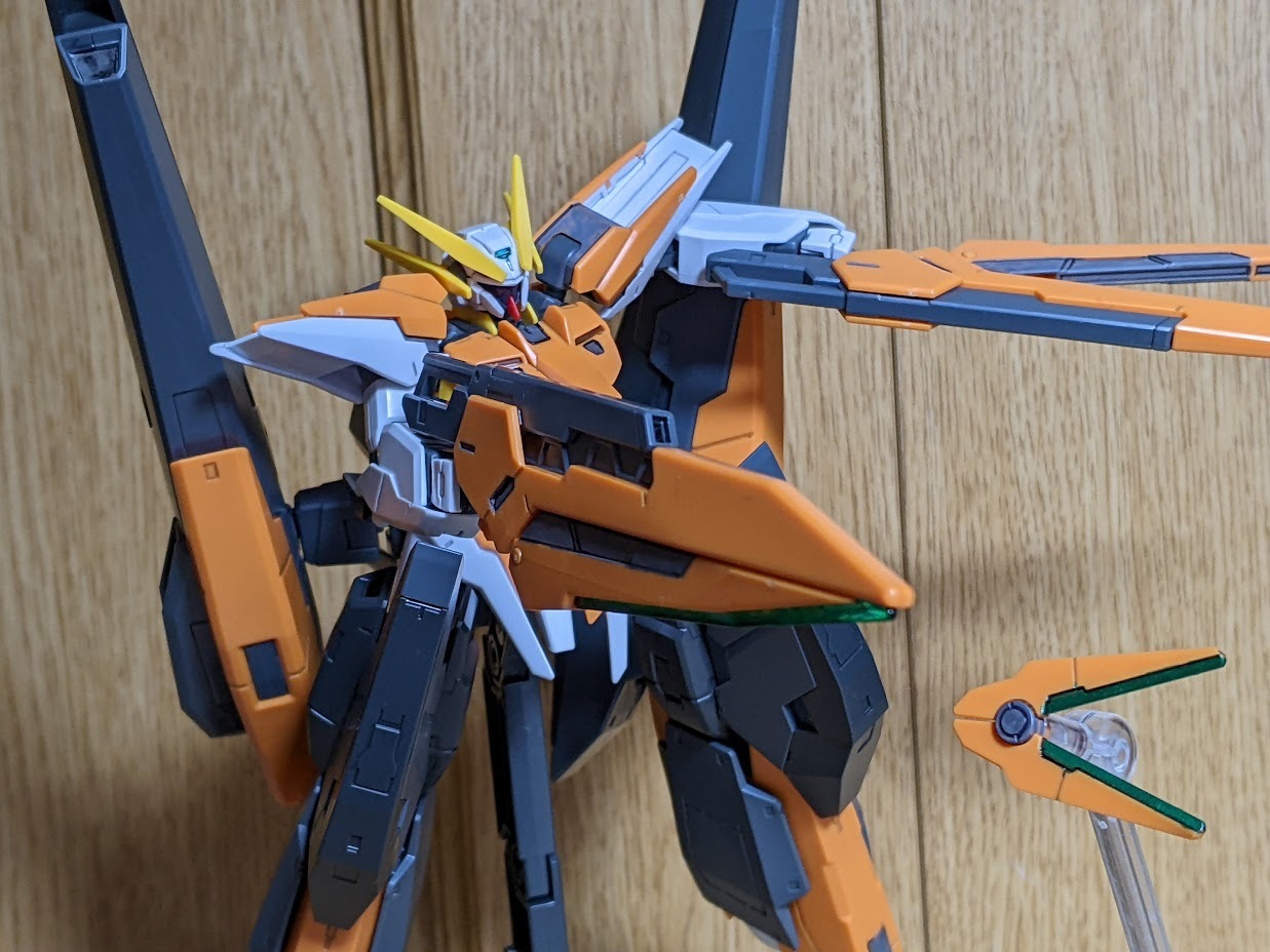 HG 1/144 ガンダムハルート 最終決戦仕様 改修 塗装済み 完成品 