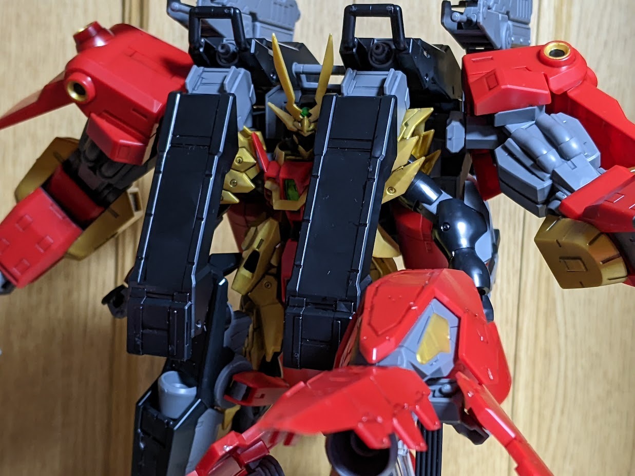 1/144 HG GBM ティフォエウスガンダム・キメラ: ちょっと作りすぎた