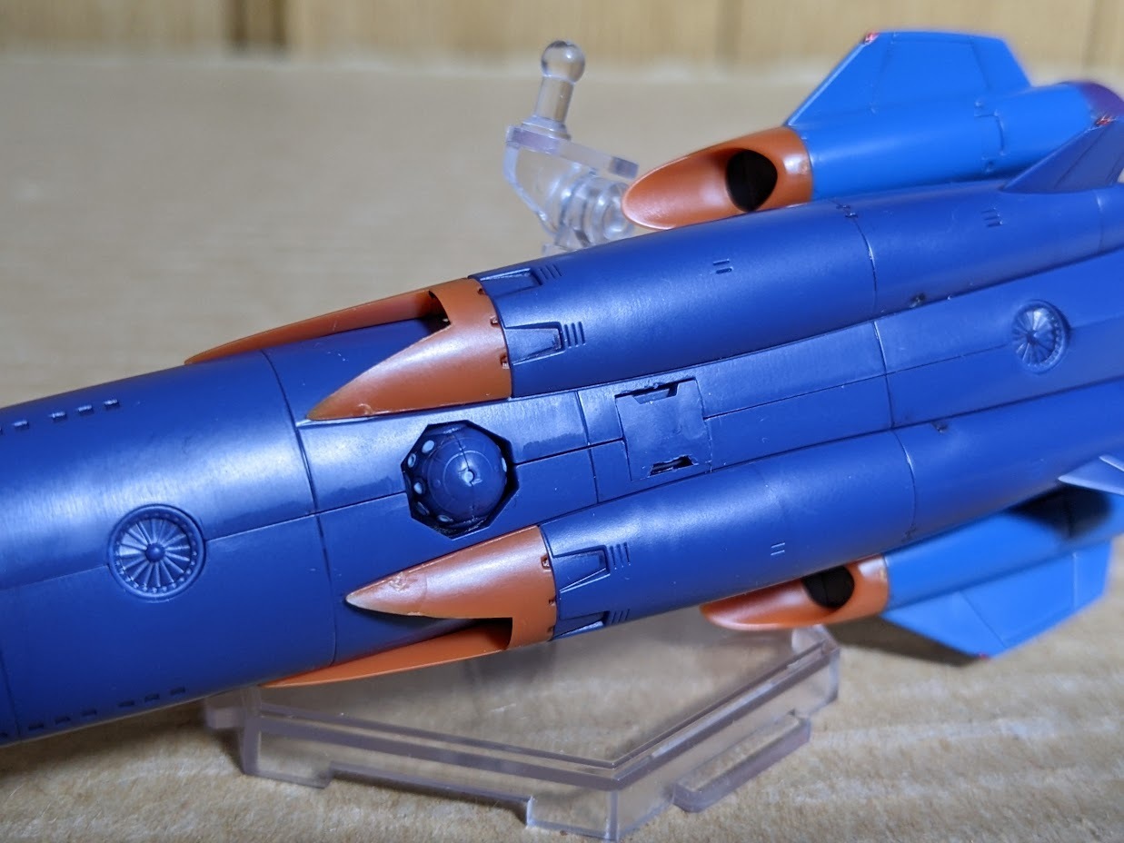 コトブキヤ 1/1000 万能潜水艦 ノーチラス号: ちょっと作りすぎ