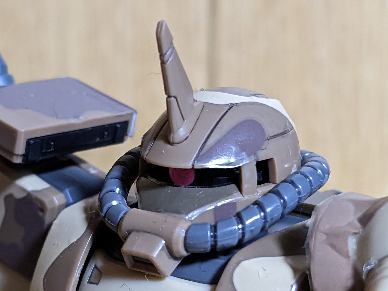 1/144 HG 高機動型ザク 地上用（エグバ機）: ちょっと作りすぎた