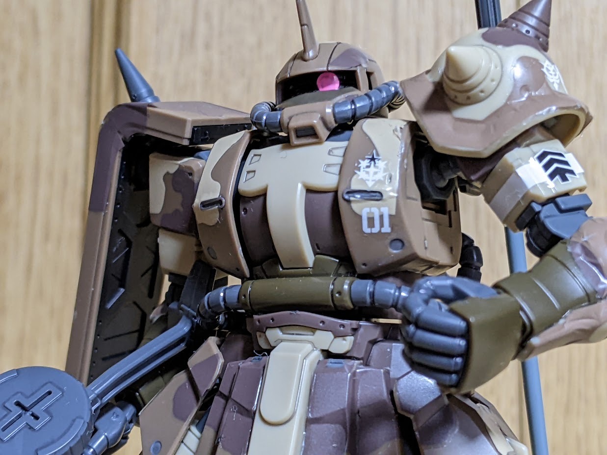 1/144 HG 高機動型ザク 地上用（エグバ機）: ちょっと作りすぎただけ 