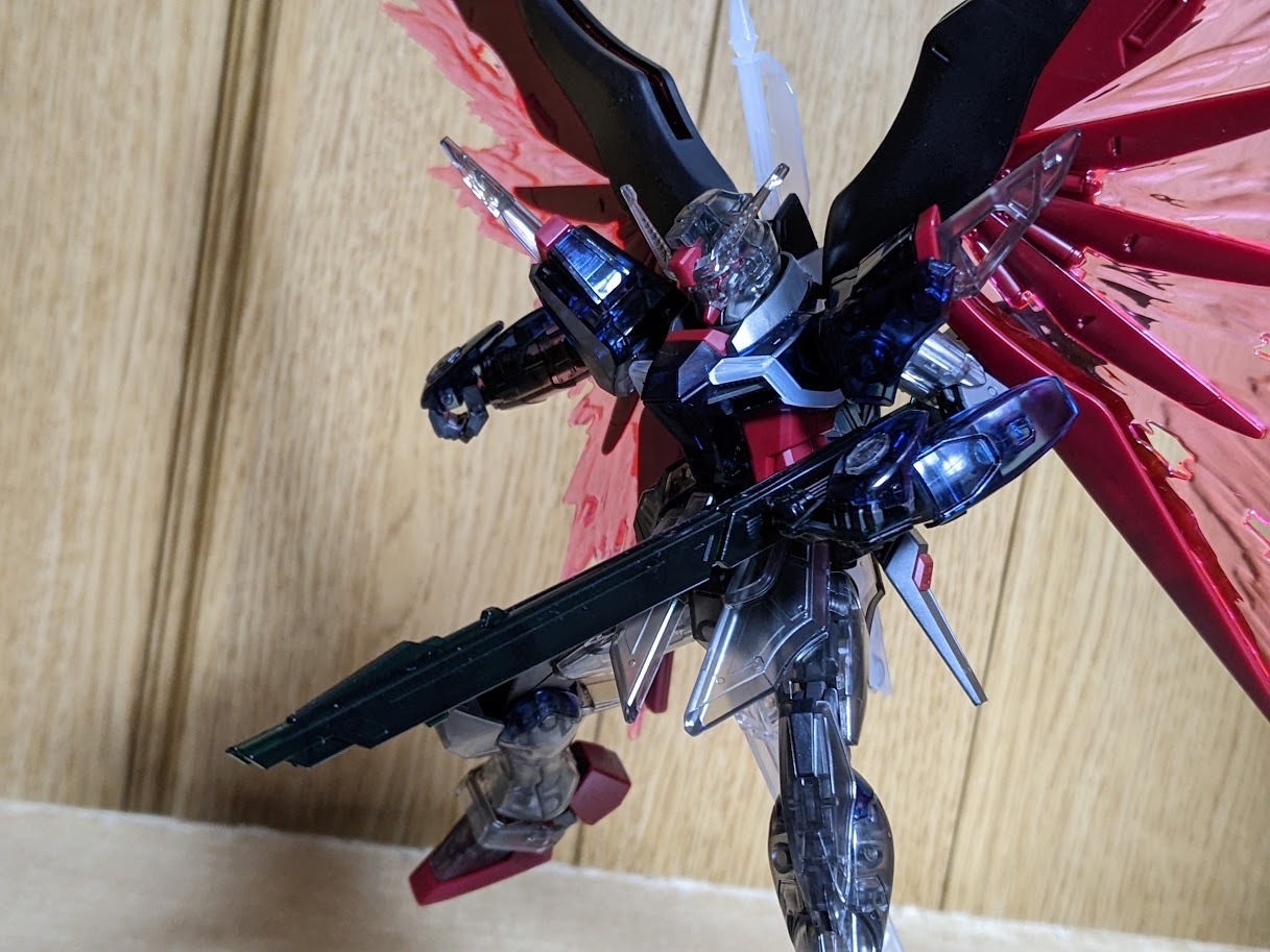 1/144HGCE デスティニーガンダムSpecⅡ[クリアカラー]: ちょっと