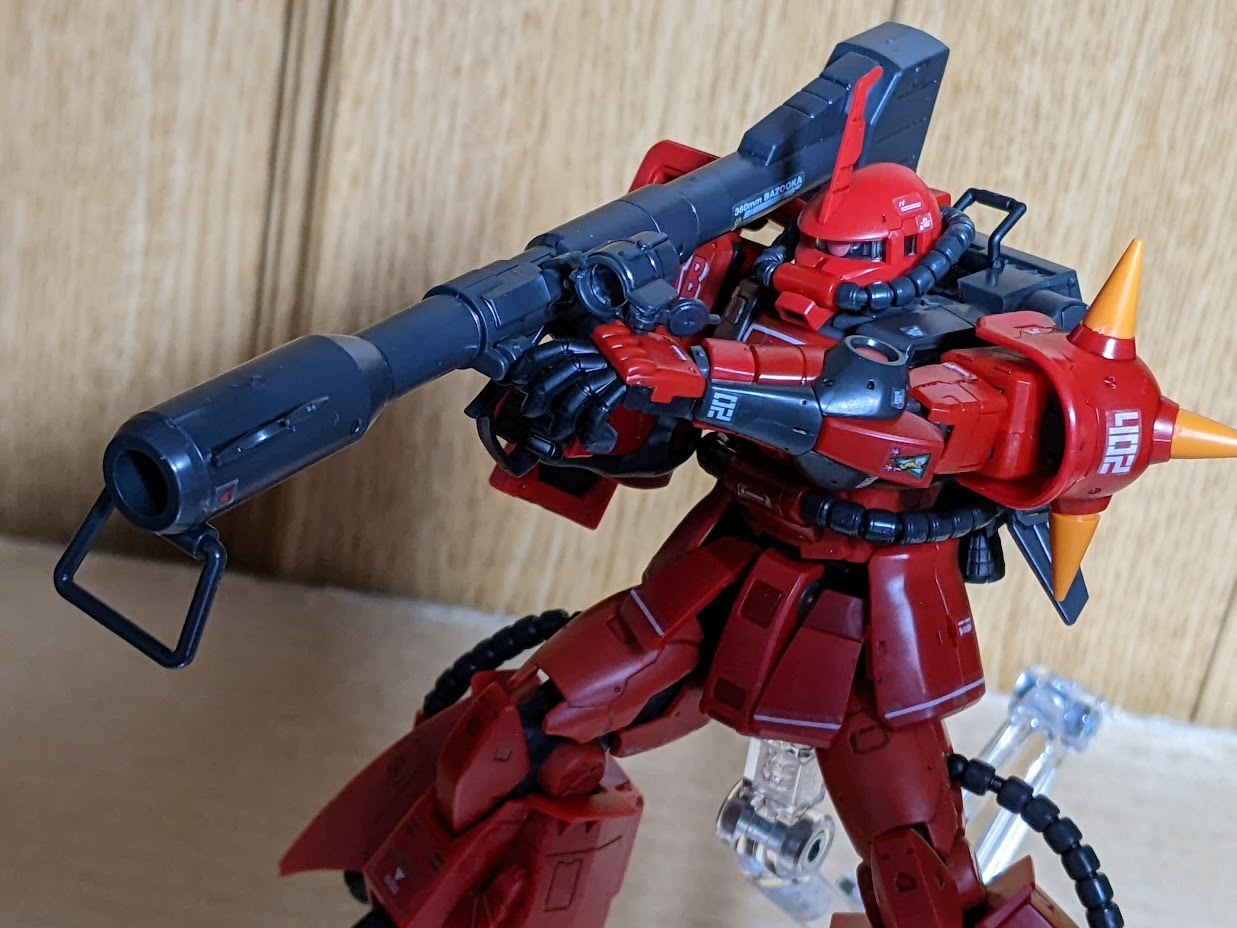 1/144 RG ジョニー・ライデン専用ザクⅡ: ちょっと作りすぎた