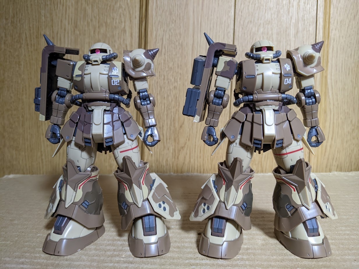 1/144 HG 高機動型ザク 地上用（セルマ機）: ちょっと作りすぎた