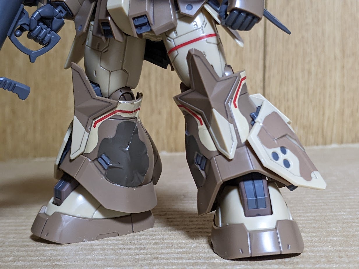 1/144 HG 高機動型ザク 地上用（セルマ機）: ちょっと作りすぎた