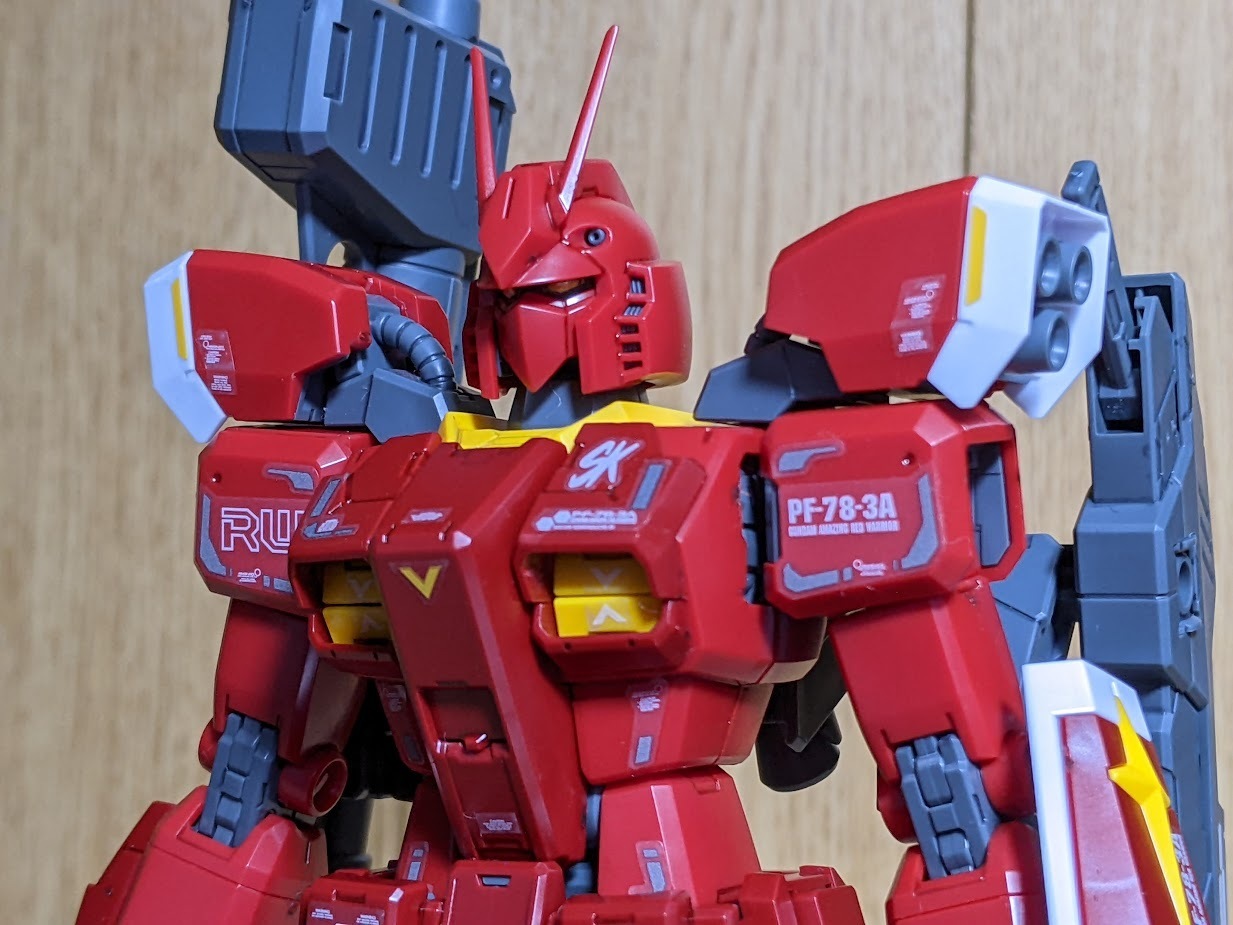 1/100 MG ガンダムアメイジングレッドウォーリア: ちょっと作り