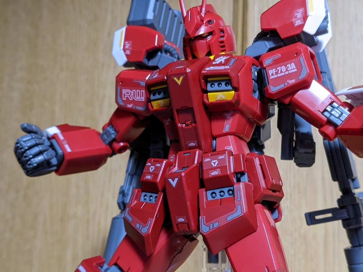 MG 1/100 PF-78-3A GUNDAM AMAZING RED WARRIOR（ガンダム